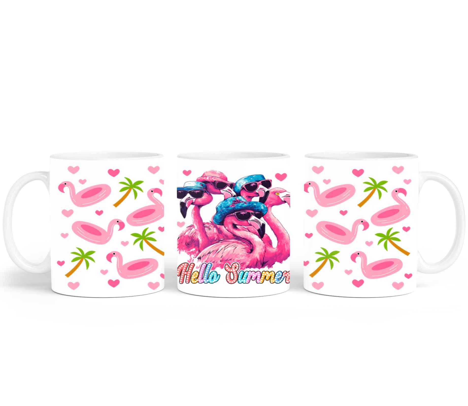 Cute Flamingo Hello Summer-10658